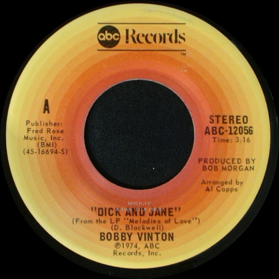 Bobby Vinton - Beer Barrel Polka / Dick And Jane side B
