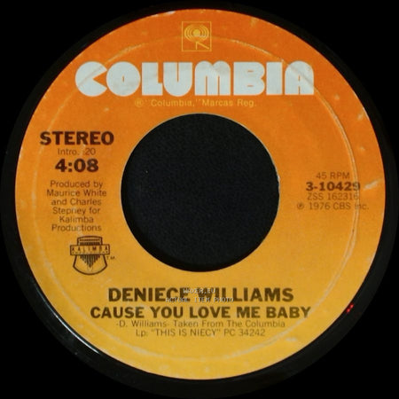 Deniece Williams - Cause You Love Me Baby / Free side A