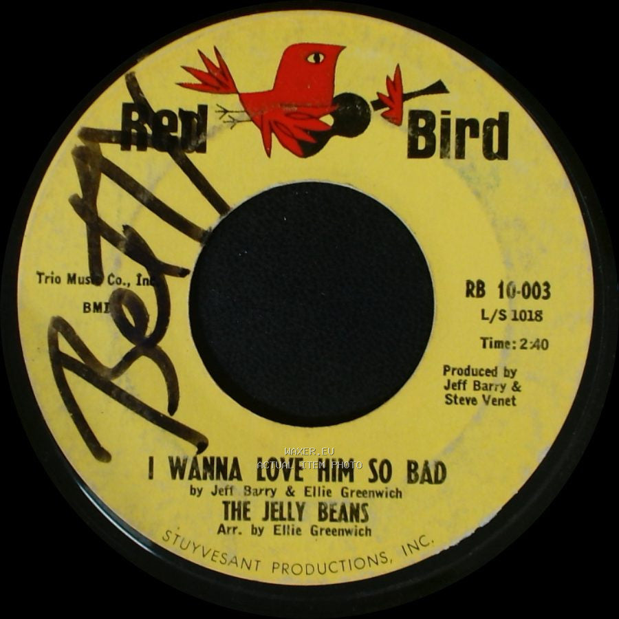 The Jelly Beans - So Long / I Wanna Love Him So Bad side B