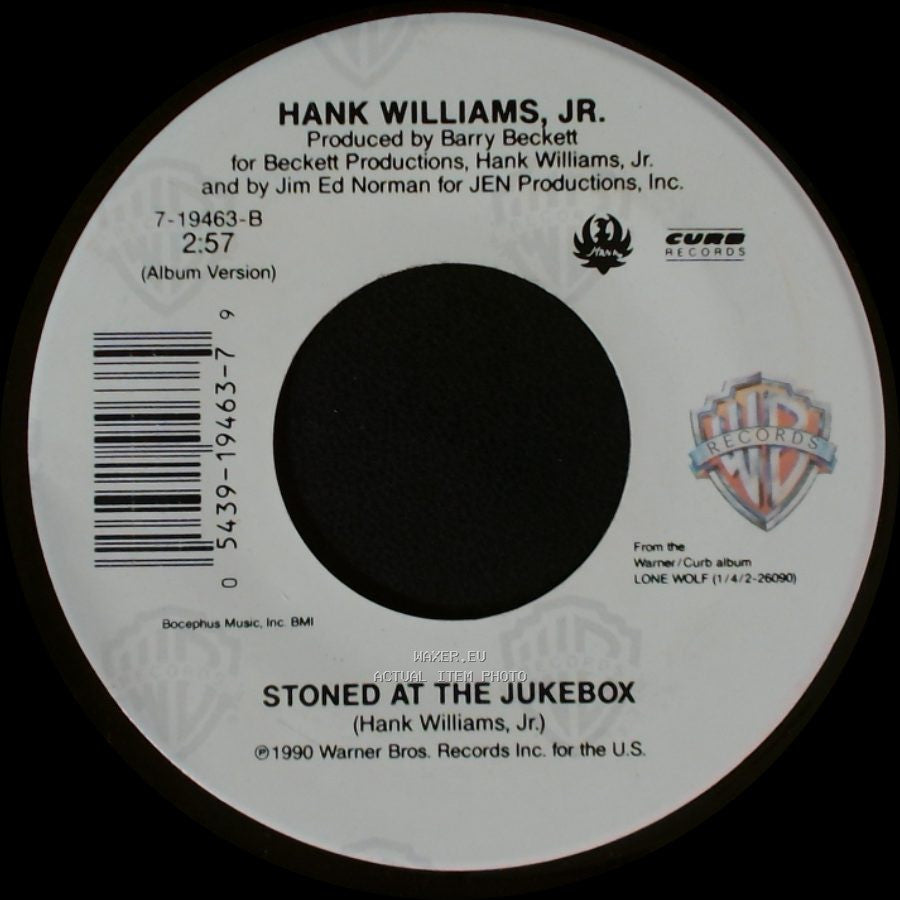 Hank Williams, Jr. - Stoned At The Jukebox / I Mean I Love You side A