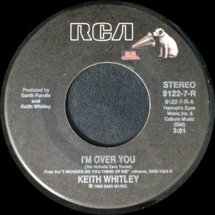 Keith Whitley - I'm Over You / Tennessee Courage side A