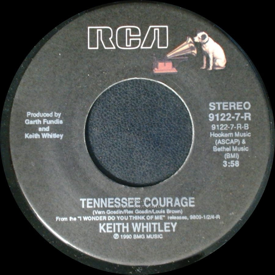 Keith Whitley - I'm Over You / Tennessee Courage side B