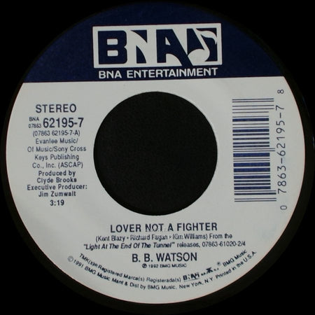 B. B. Watson - Bottle Of Whiskey / Lover Not A Fighter side B