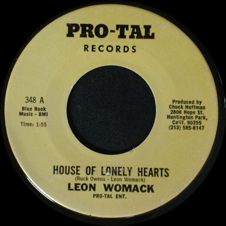 Leon Womack - House Of Lonely Hearts / The Ending Of The Right Way (The Beginning Of The Wrong) side A