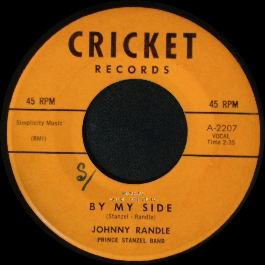 Johnny Randle Prince Stanzel Band / Johnny Randle - Put Me In The Alley / By My Side side B