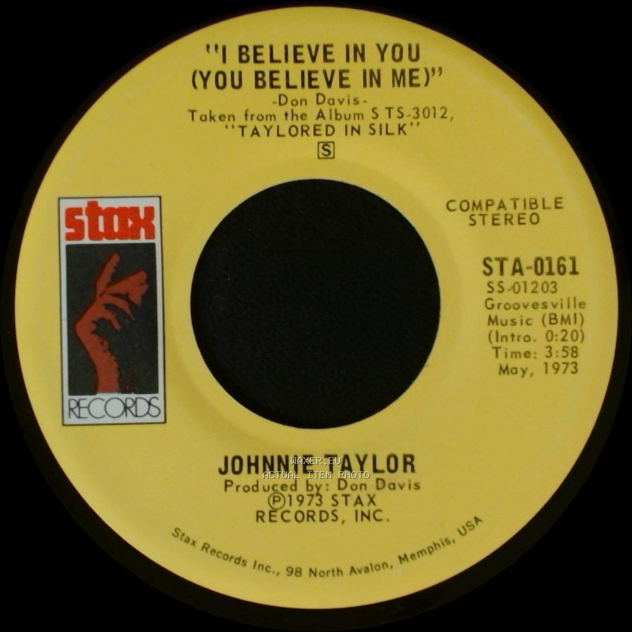 Johnnie Taylor - I Believe In You (You Believe In Me) / Love Depression side A