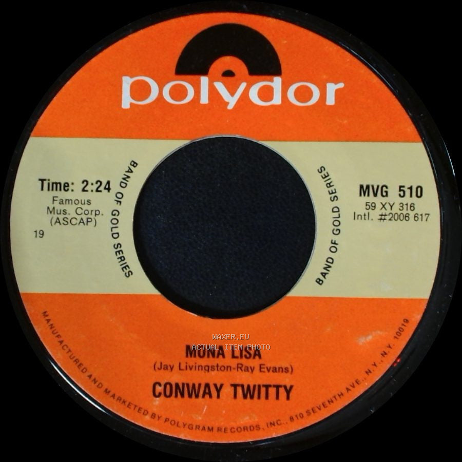 Conway Twitty - Mona Lisa / Danny Boy side A