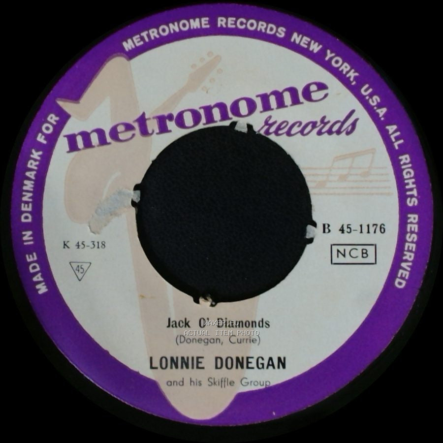 Lonnie Donegan And His Skiffle Group / Lonnie Donegan - Ham 'n' Eggs / Jack O' Diamonds side B