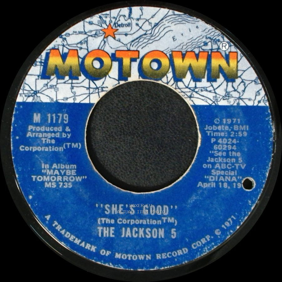 The Jackson 5 - "Never Can Say Goodbye" / She's Good side B
