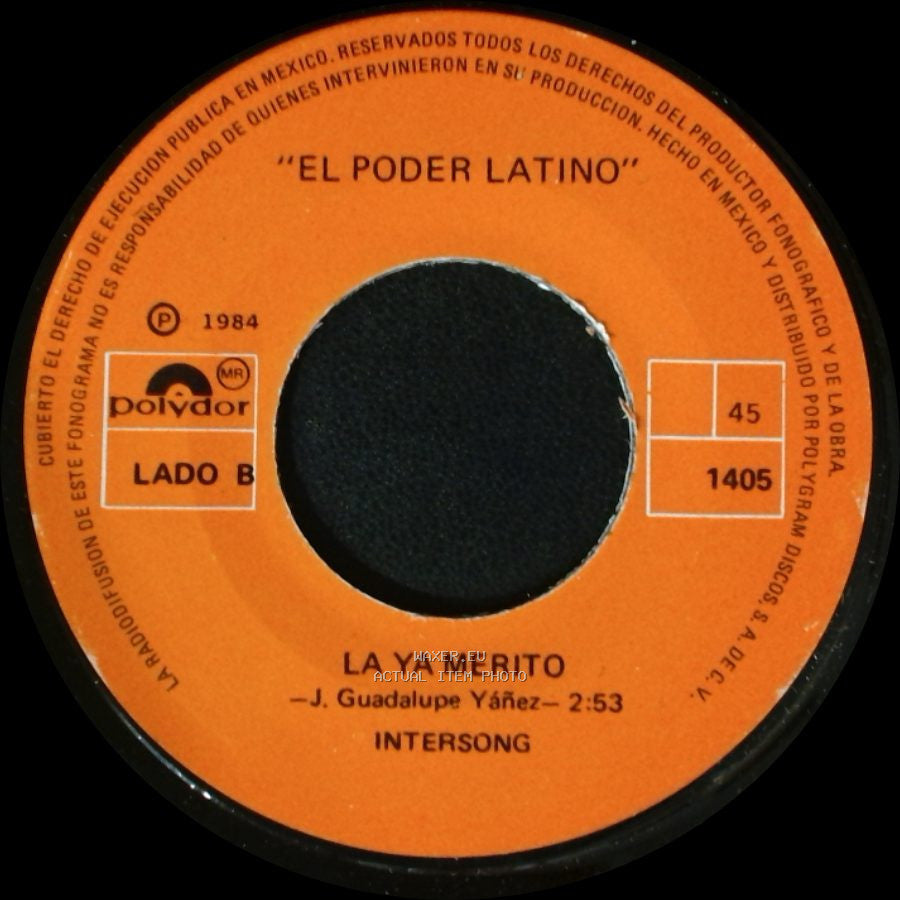 El Poder Latino - Tienes Que Volver / La Ya Merito side B