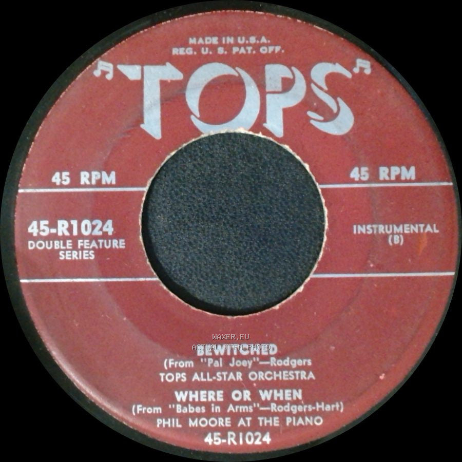 Tops All-Star Orchestra / Larry Clinton And Orchestra - Bewitched / Where Or When / Lover / If I Loved You side A