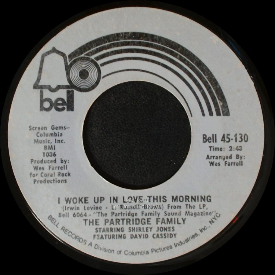 The Partridge Family - I Woke Up In Love This Morning / Twenty-Four Hours A Day side A