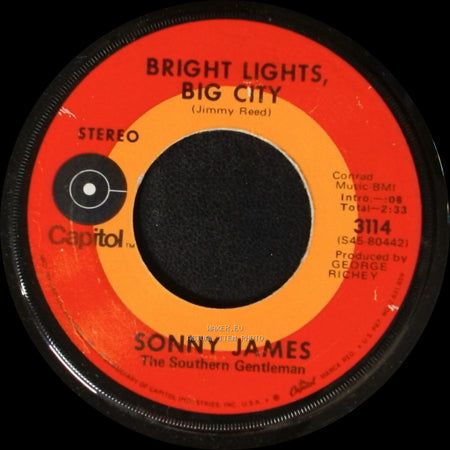 Sonny James - Bright Lights, Big City / True Love Lasts Forever side A