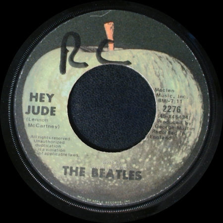 The Beatles - Hey Jude / Revolution side A