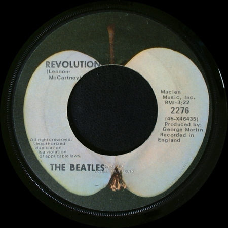 The Beatles - Hey Jude / Revolution side B