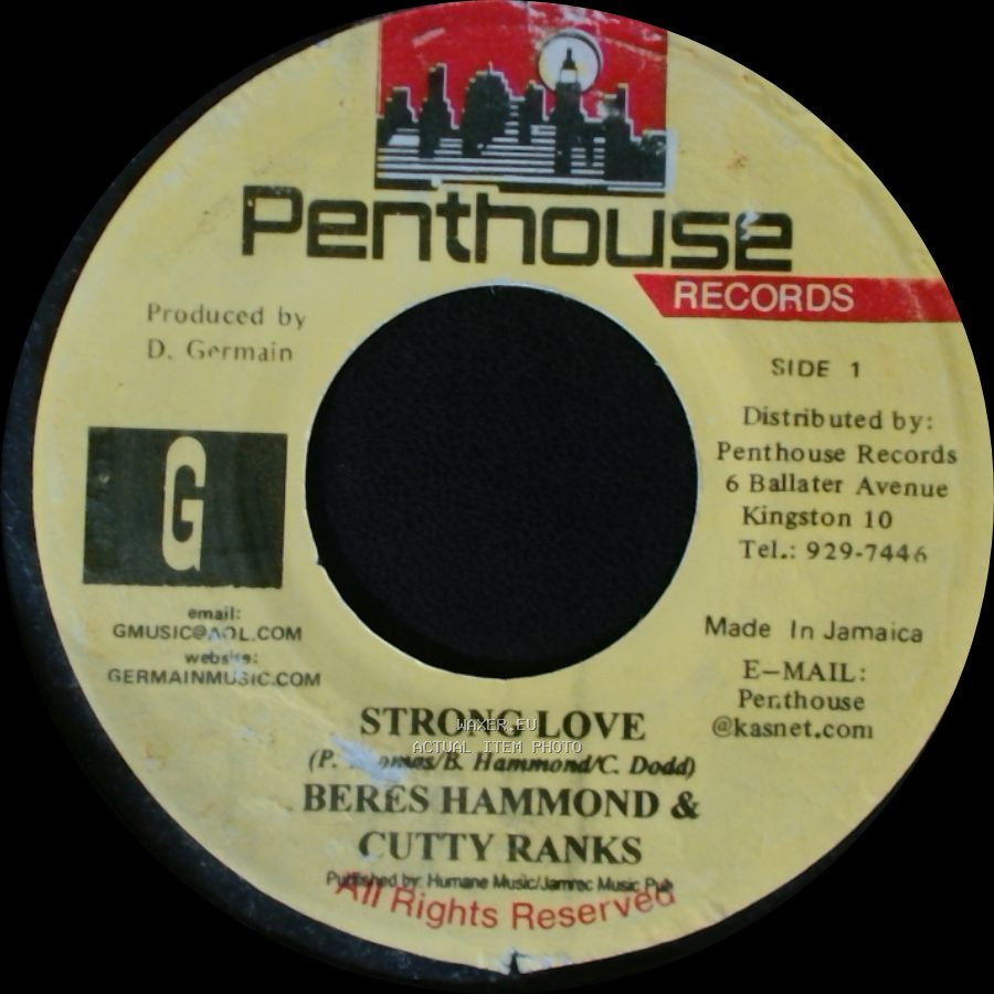 Beres Hammond & Cutty Ranks - Strong Love / Version side A