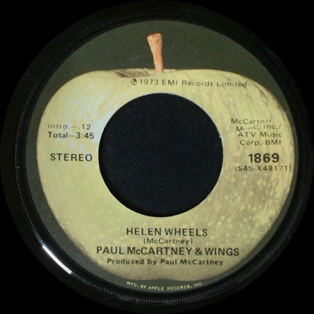Paul Mccartney & Wings - Helen Wheels / Country Dreamer side A