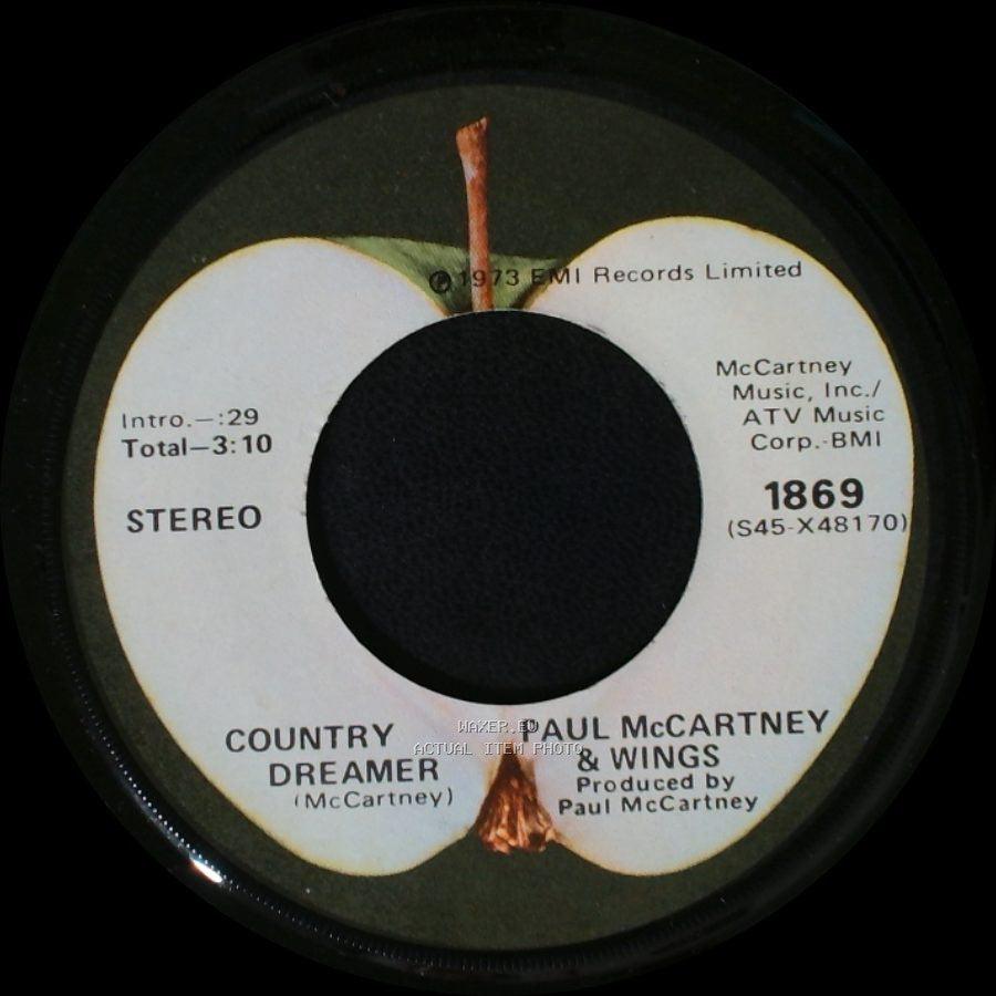 Paul Mccartney & Wings - Helen Wheels / Country Dreamer side B