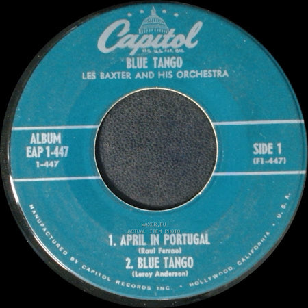 Les Baxter And His Orchestra - Blue Tango / Blue Tango side A