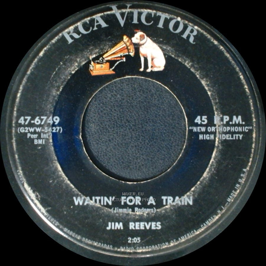 Jim Reeves - Am I Losing You / Waitin' For A Train side B