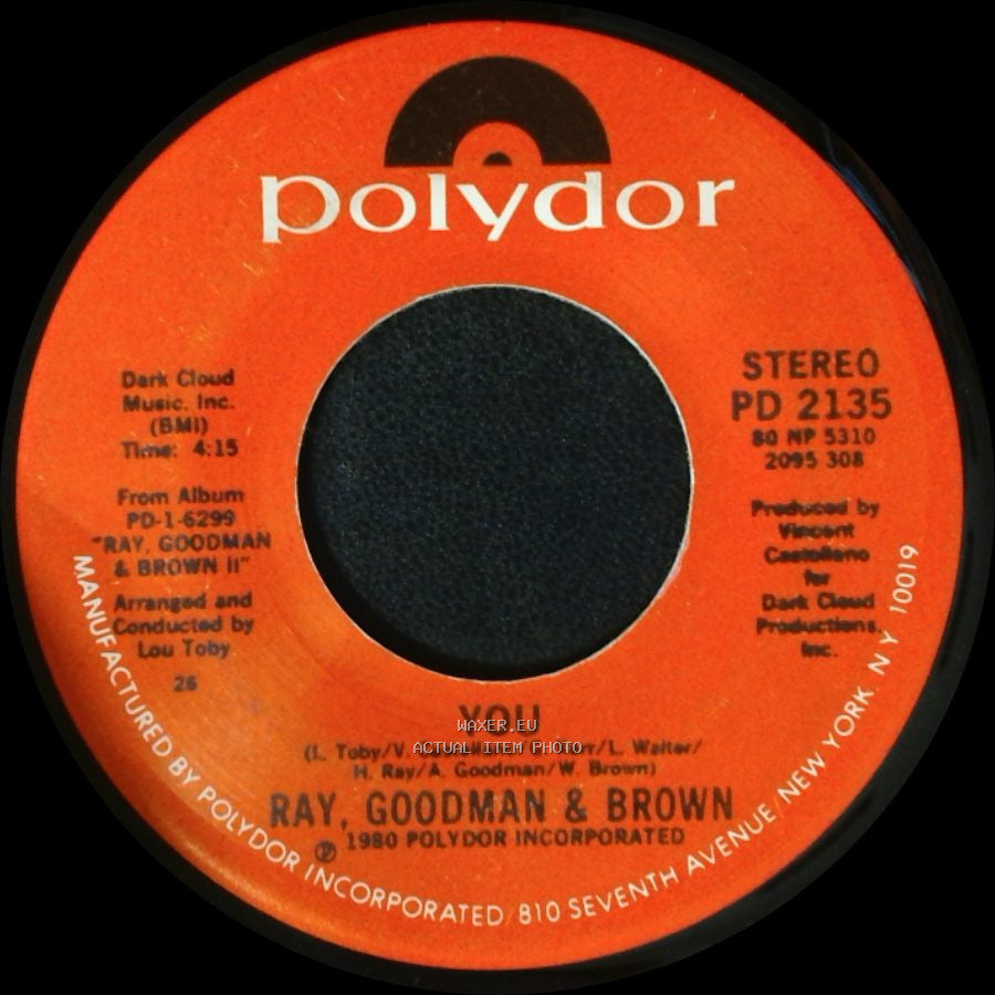 Ray, Goodman & Brown - Happy Anniversary / You side B