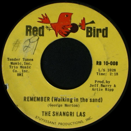 The Shangri Las - Remember (Walking In The Sand) / It's Easier To Cry side A