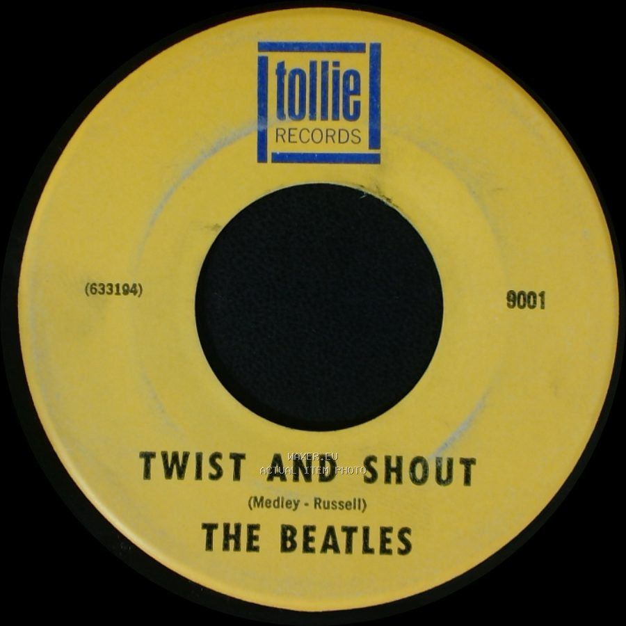The Beatles - There's A Place / Twist And Shout side B