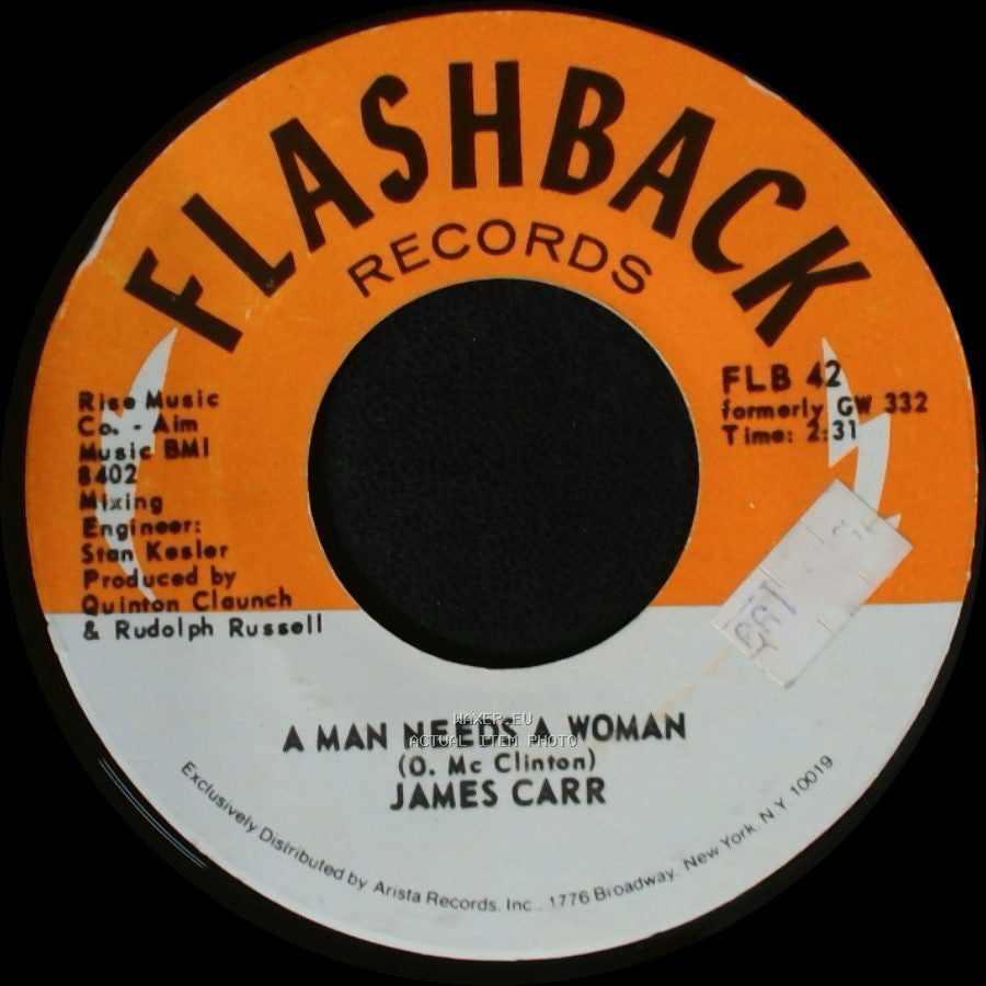 James Carr - Stronger Than Love / A Man Needs A Woman side B