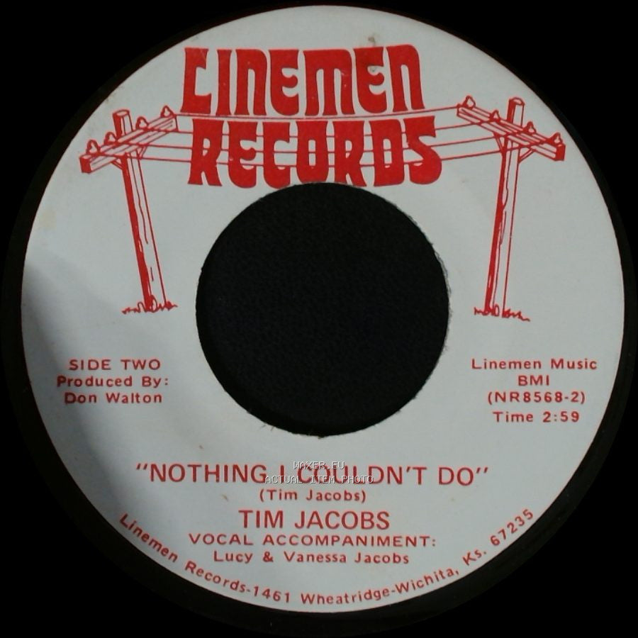Tim Jacobs - At The Bar Again / Nothing I Couldn't Do side B