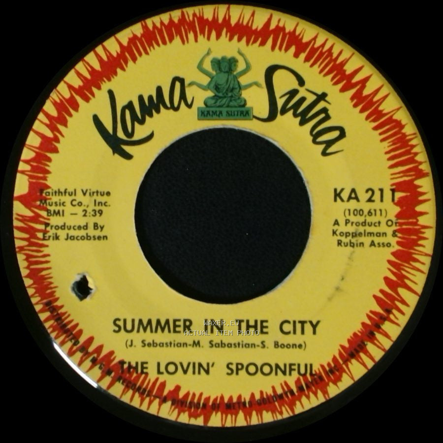 The Lovin' Spoonful - Summer In The City / Butchie's Tune side A