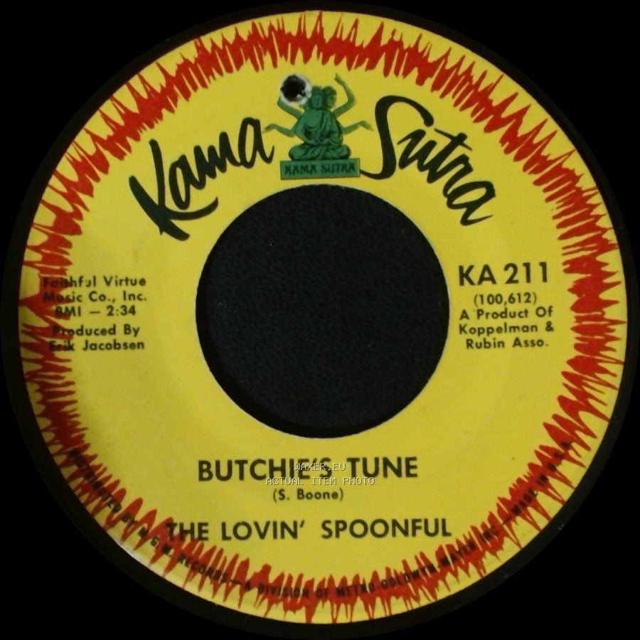 The Lovin' Spoonful - Summer In The City / Butchie's Tune side B