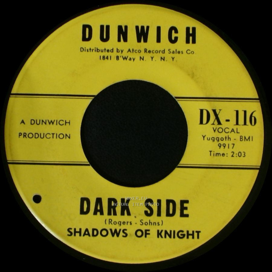 Shadows Of Knight - Dark Side / Gloria side A