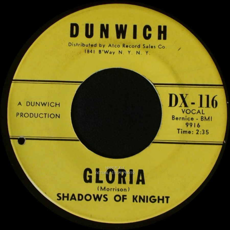 Shadows Of Knight - Dark Side / Gloria side B