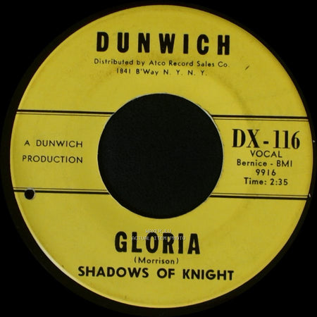 Shadows Of Knight - Dark Side / Gloria side B