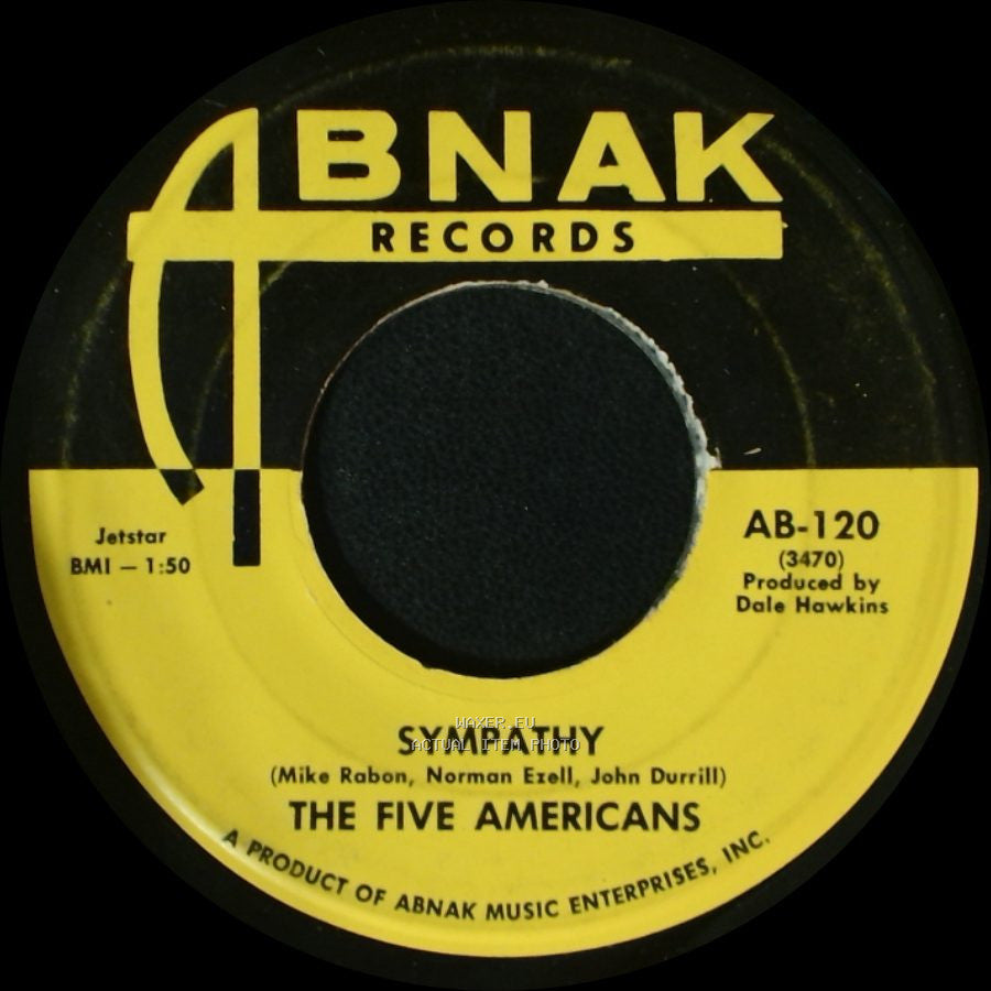 The Five Americans - Sympathy / Sound Of Love side A
