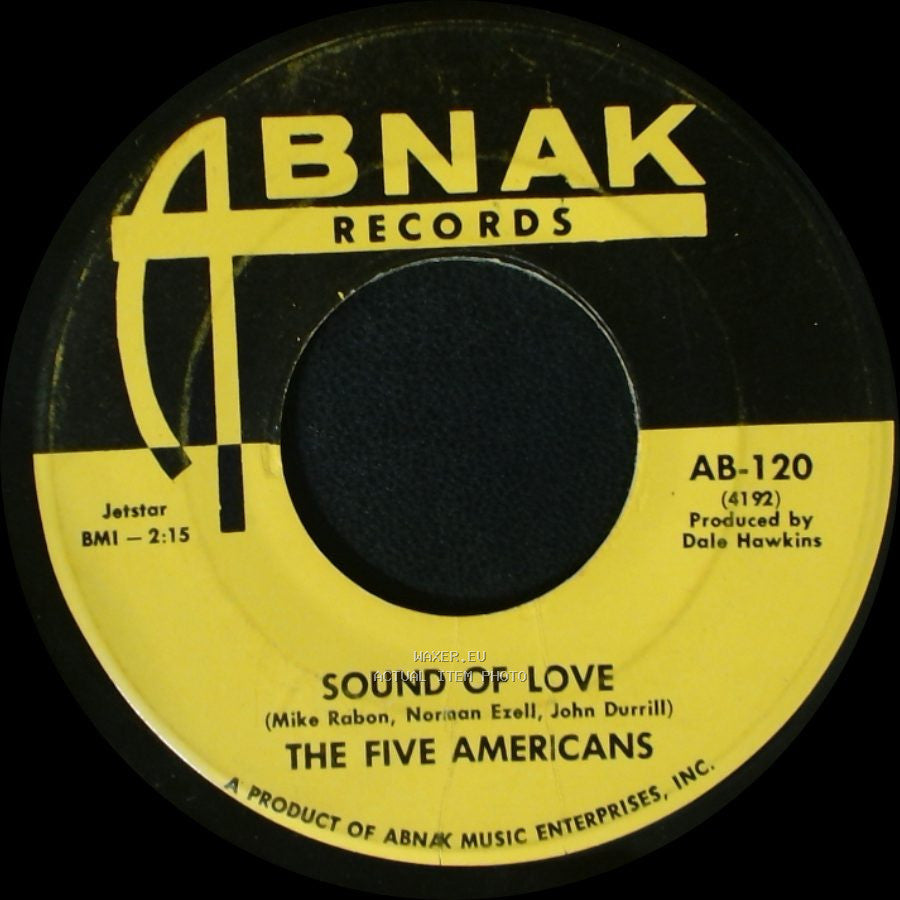 The Five Americans - Sympathy / Sound Of Love side B