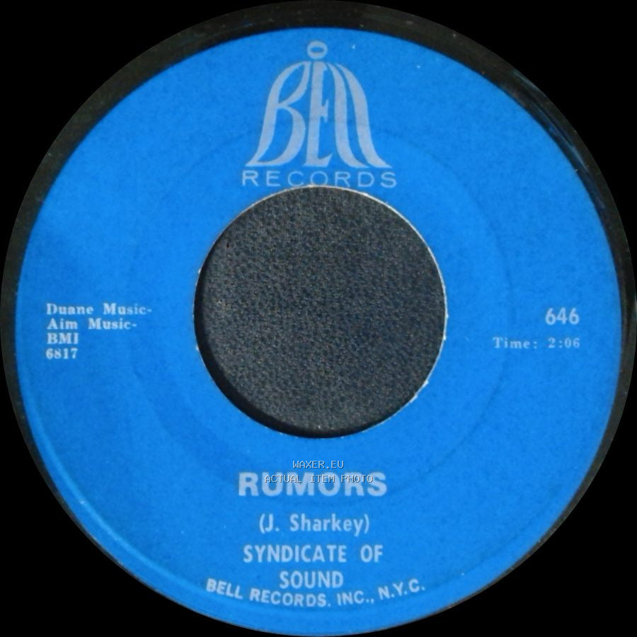 Syndicate Of Sound - Rumors / The Upper Hand side A