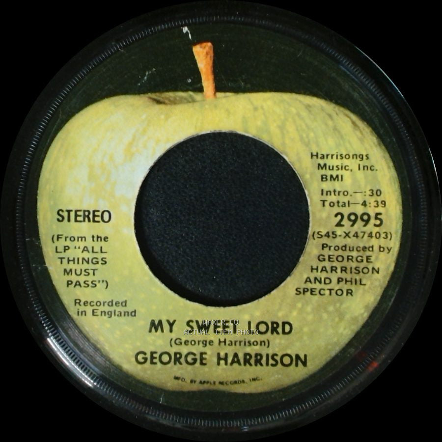 George Harrison - My Sweet Lord / Isn't It A Pity side A