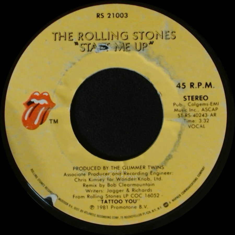 The Rolling Stones - No Use In Crying / Stay Me Up side B