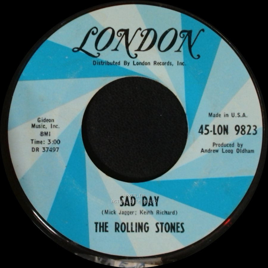 The Rolling Stones - Sad Day / 19Th Nervous Breakdown side A