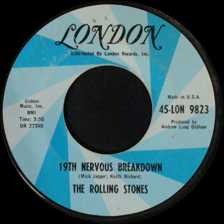 The Rolling Stones - Sad Day / 19Th Nervous Breakdown side B