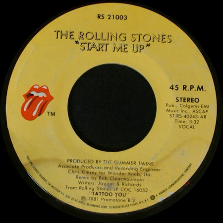 The Rolling Stones - No Use In Crying / Stay Me Up side A