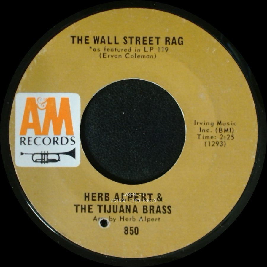 Herb Alpert & The Tijuana Brass - The Wall Street Rag / Casino Royale side A