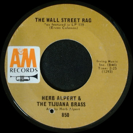 Herb Alpert & The Tijuana Brass - The Wall Street Rag / Casino Royale side A