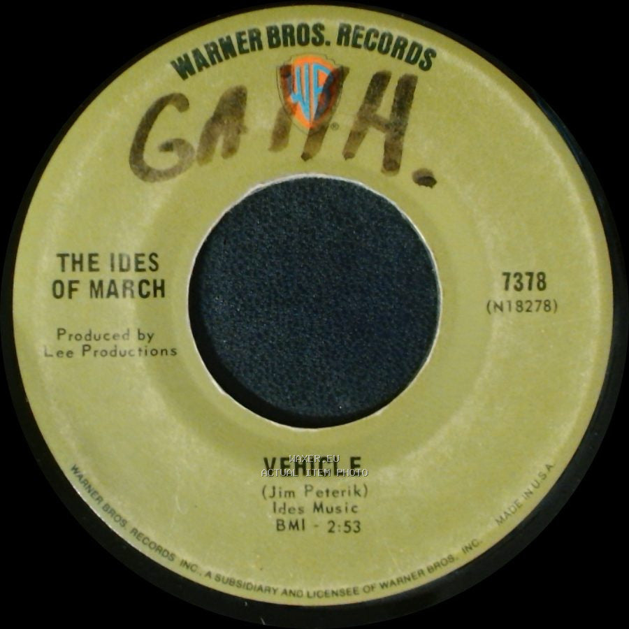 The Ides Of March - Vehicle / Lead Me Home, Gently side A