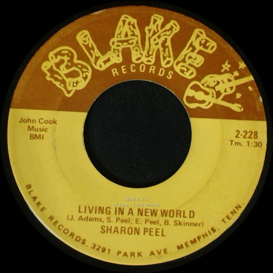 Sharon Peel - Living In A New World / When I Wear My Bikini side A