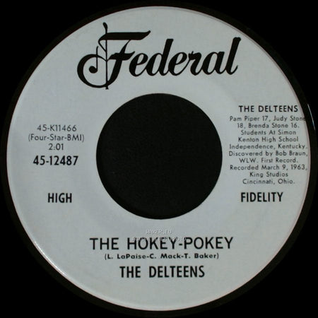 The Delteens - The Hokey-Pokey / The Hokey-Pokey side A