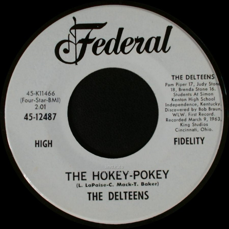 The Delteens - The Hokey-Pokey / The Hokey-Pokey side B