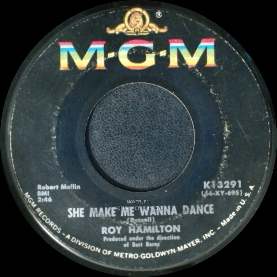 Roy Hamilton - You Can Count On Me / She Make Me Wanna Dance side B