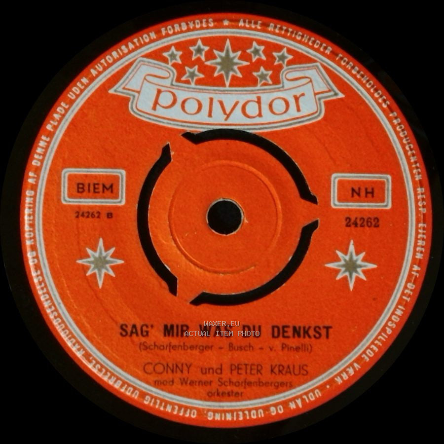 Conny Und Peter Kraus / Peter Kraus - Sag' Mir Was Du Denkst / Va Bene side A